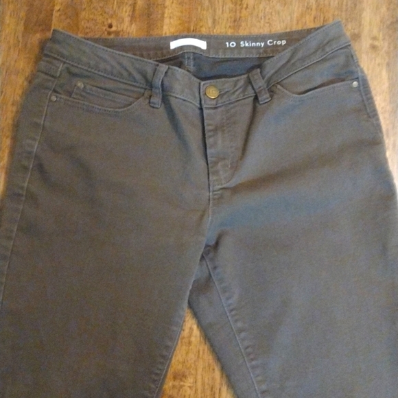 COPY - Olive Green Lauren Conrad Skinny Crop 10 - Picture 3 of 6